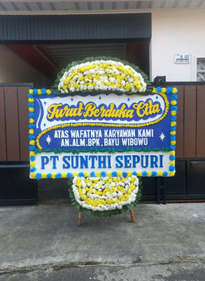 Papan Bunga Duka di Rambang
